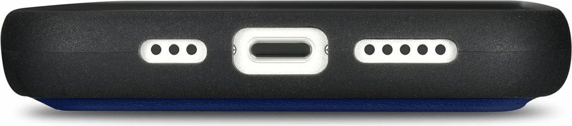 Mbështjellës iCarer Wallet Case 2in1 për iPhone 14 Pro Max, lëkurë, Anti-RFID, Kaltër