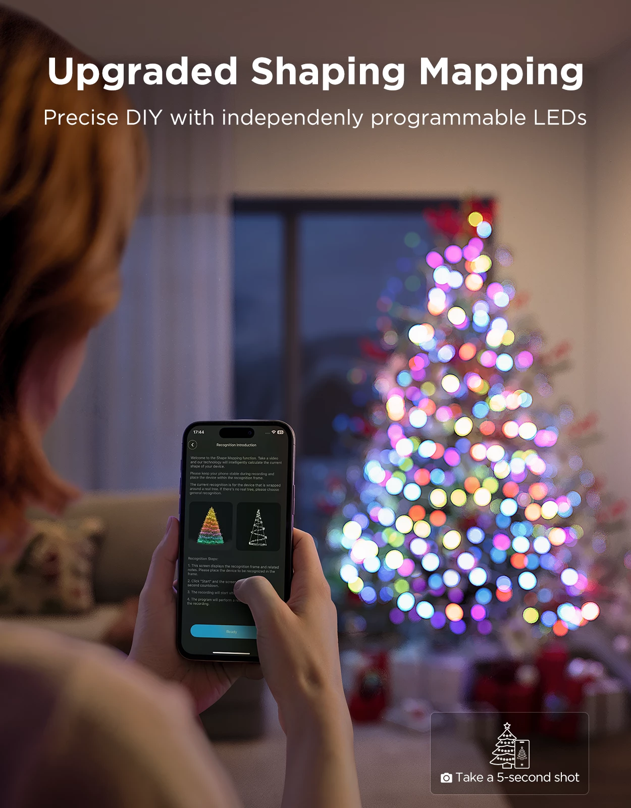 Drita varëse dekorative Govee H6871, 20 m, 250 LED, RGBWIC, Smart (Alexa/Matter/Google Home)