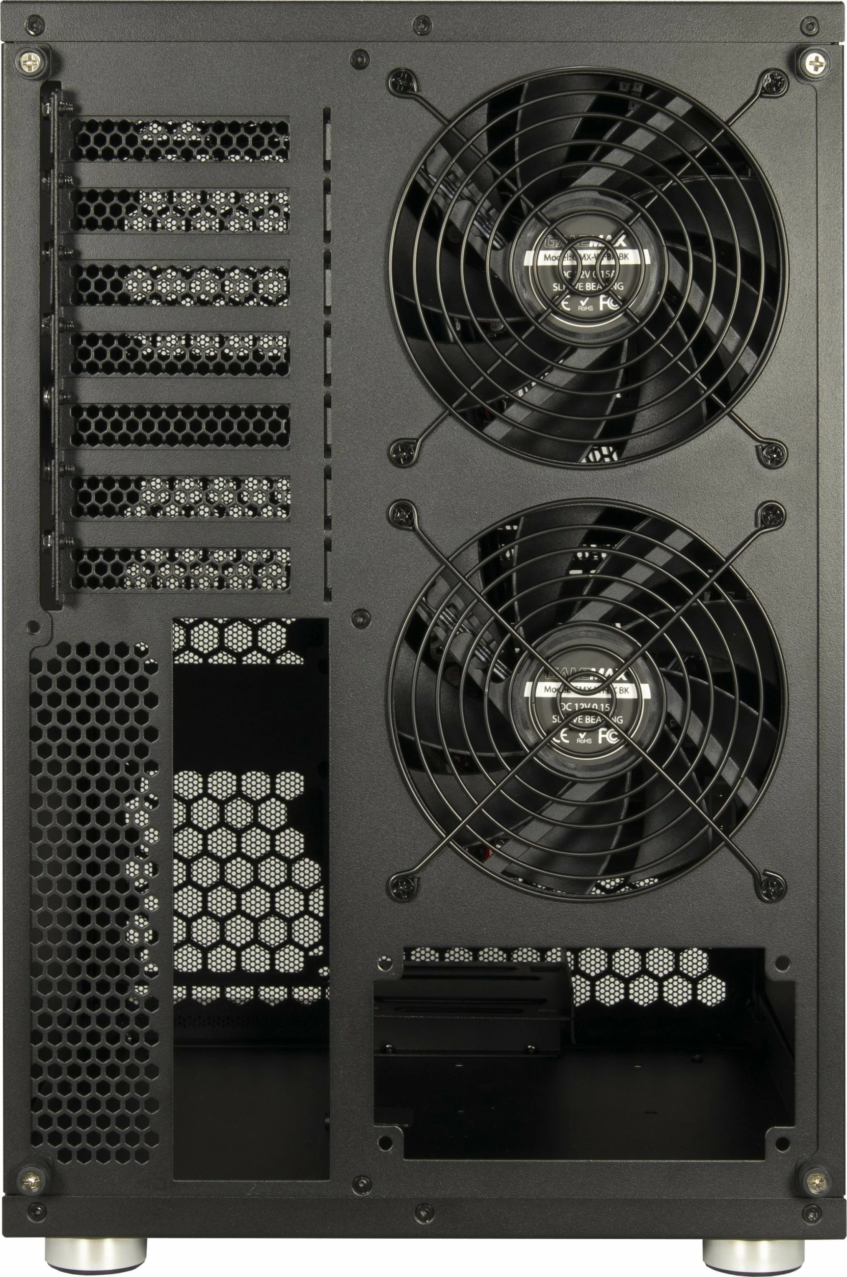 Kasë Inter-Tech NAS-8, 8 vende, PCI Express, Hot-swap, e zezë