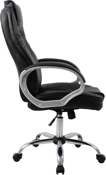 Karrige menaxheri për zyre, bazë kromi, FH1025.01, 65x71x106.5 cm