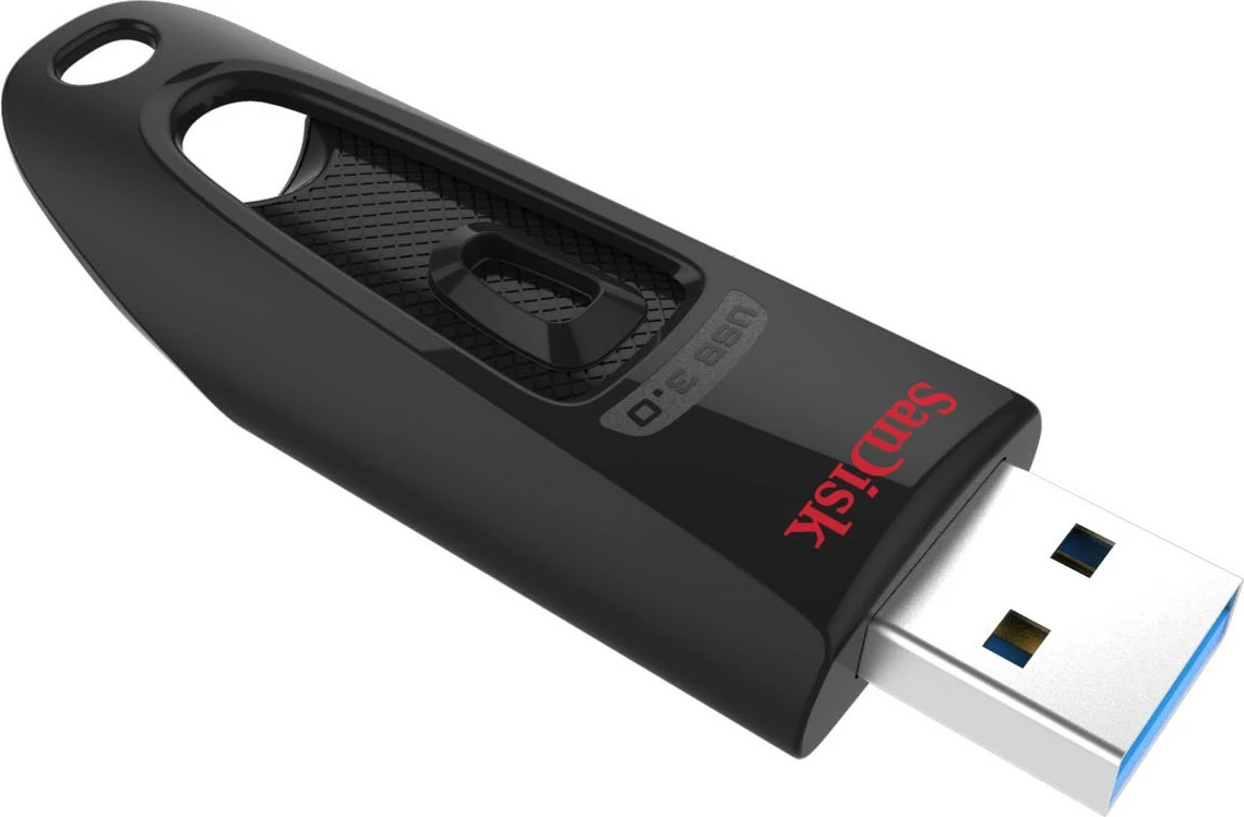 USB SanDisk Ultra 16 GB, USB Type-A, 3.2 Gen 1, 100 MB/s, Slide, E zezë