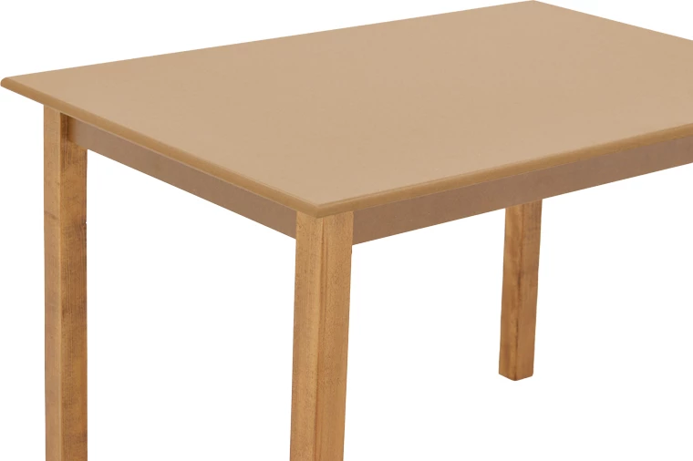 Tavolinë Zolenio dru ahu me sipërfaqe MDF ngjyrë arre 120x80x76cm