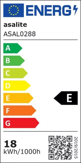 Llambë LED ASALITE ASAL0288, E27, A65, 18W, 3000K, 2000lm, bardhë e ngrohtë