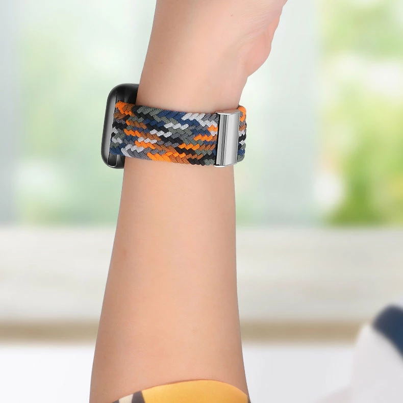 Rrip tekstili i thurur për Apple Watch Hurtel, Strap Fabric, për modele 38/40/41 mm, i gjelbër