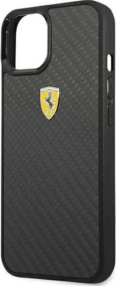 Mbështjellës Ferrari On Track për iPhone 13 mini, hardcase, karbon i zi