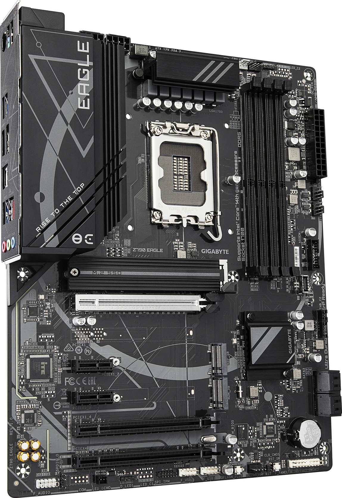 Pllakë amë Gigabyte Z790 EAGLE, LGA 1700, DDR5, 3x M.2, 2.5GbE LAN, ATX