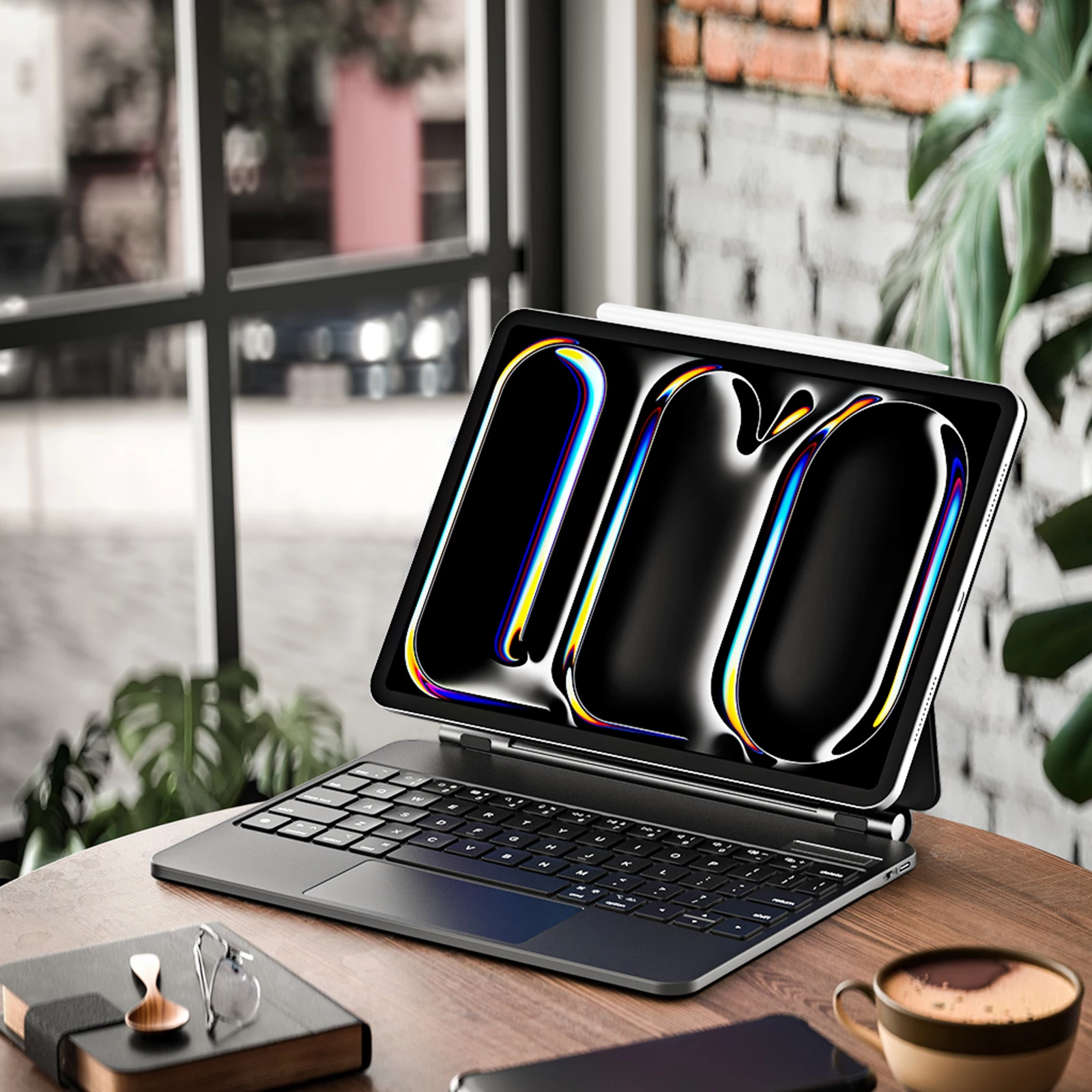 Mbështjellës me tastierë Bluetooth Dux Ducis MK Series për iPad Pro 11" (2024), i zi