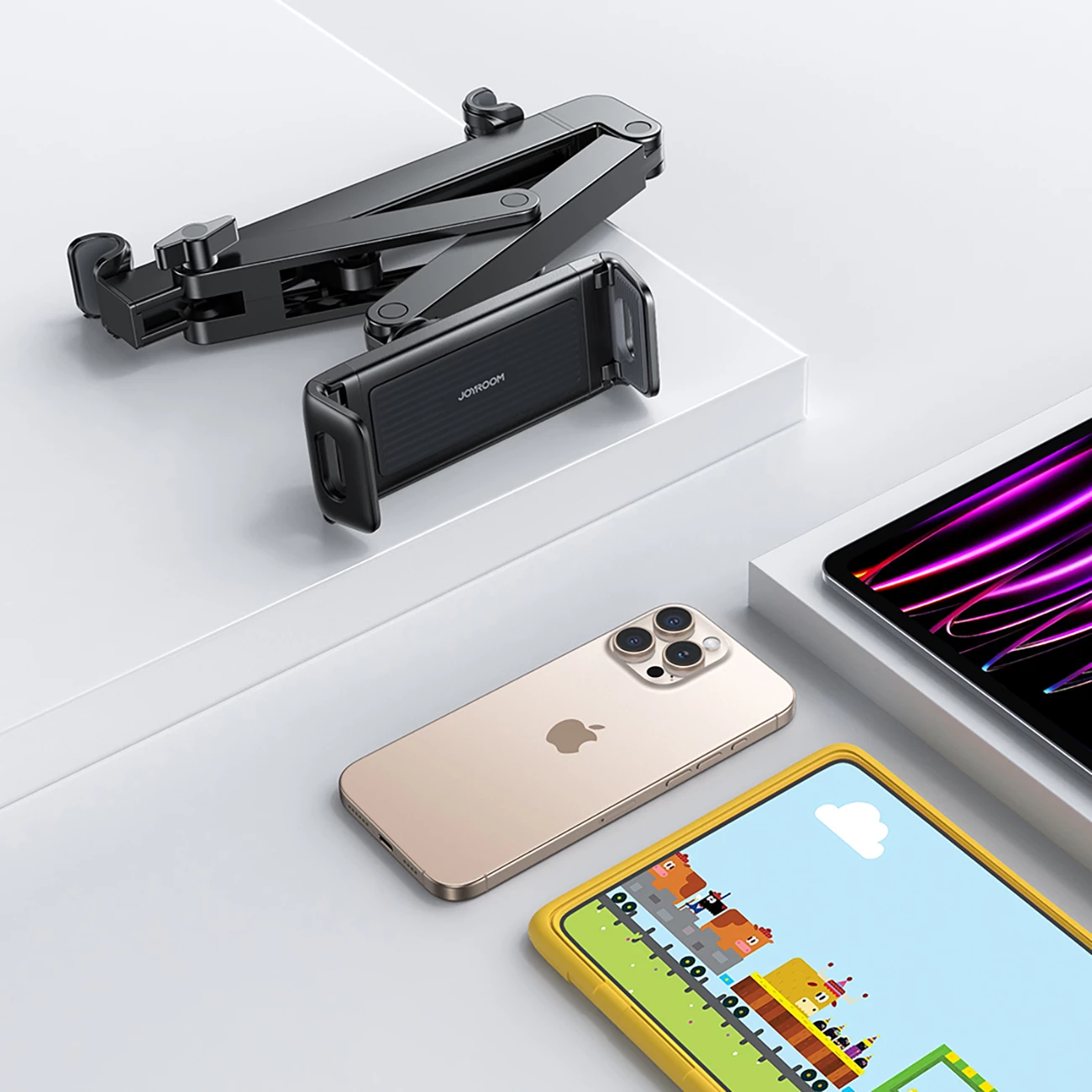 Mbajtës për ulëse makine Joyroom JR-ZS433, për telefon e tablet, i zi