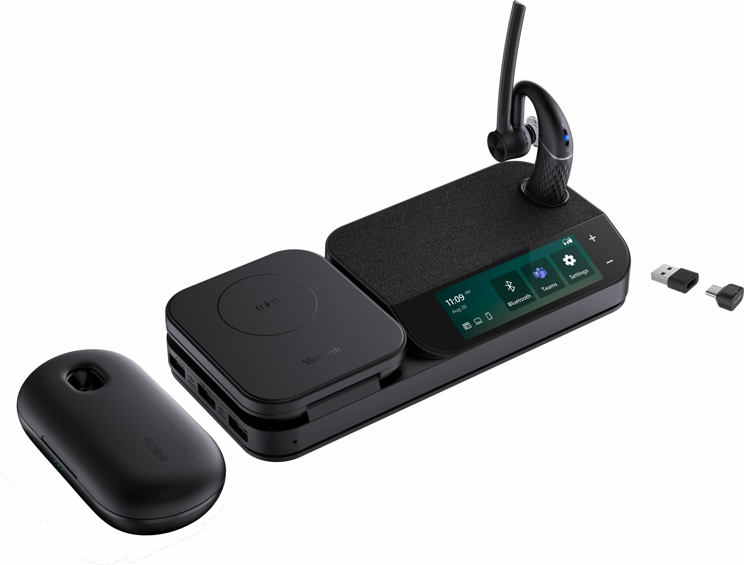 Kufje Yealink BH71 Workstation Pro, Wireless, 100 - 20000 Hz, Office/Call center, e zezë