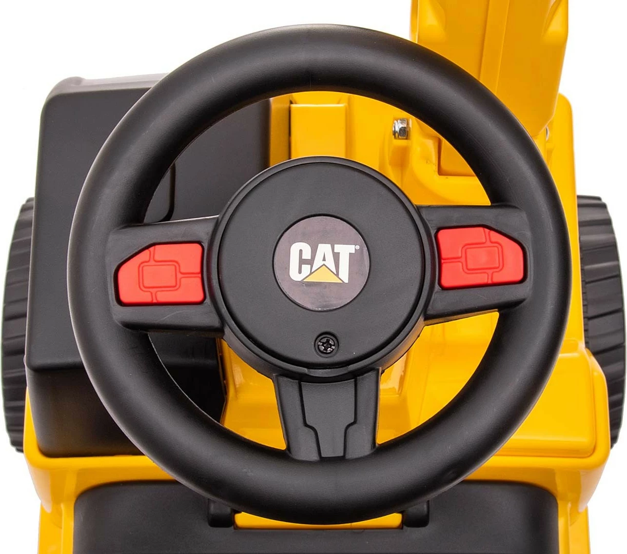 Ekskavator ride-on Milly Mally CAT 5298, plastikë, për djem, verdhë/zezë