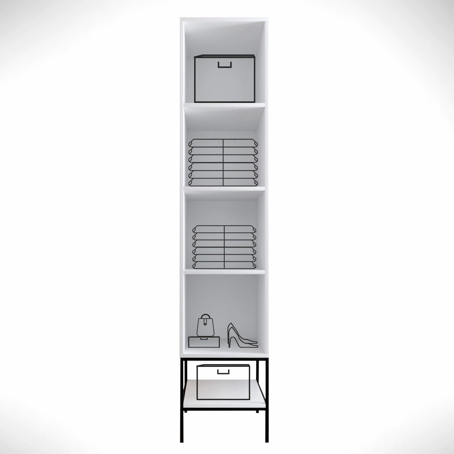 Dollap Hanah Home, Martin 1, i bardhë