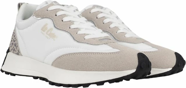 Këpucë femra Lee Cooper, të bardha dhe bezhë