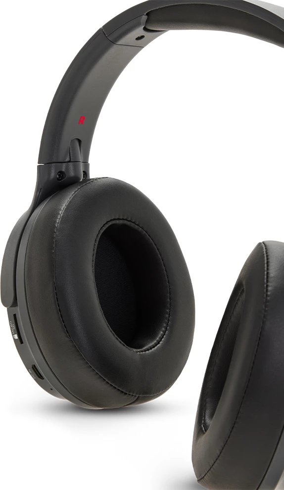 Kufje Aiwa HST-250BT/TN, Bluetooth 5.0, over-ear, foldable, HyperBass, microSD, AUX, gri e errët