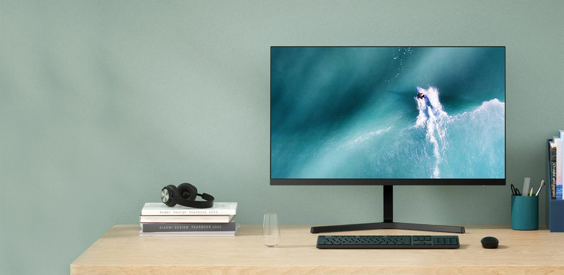 Monitor Xiaomi 1C LED 23.8", Full HD, E zezë
