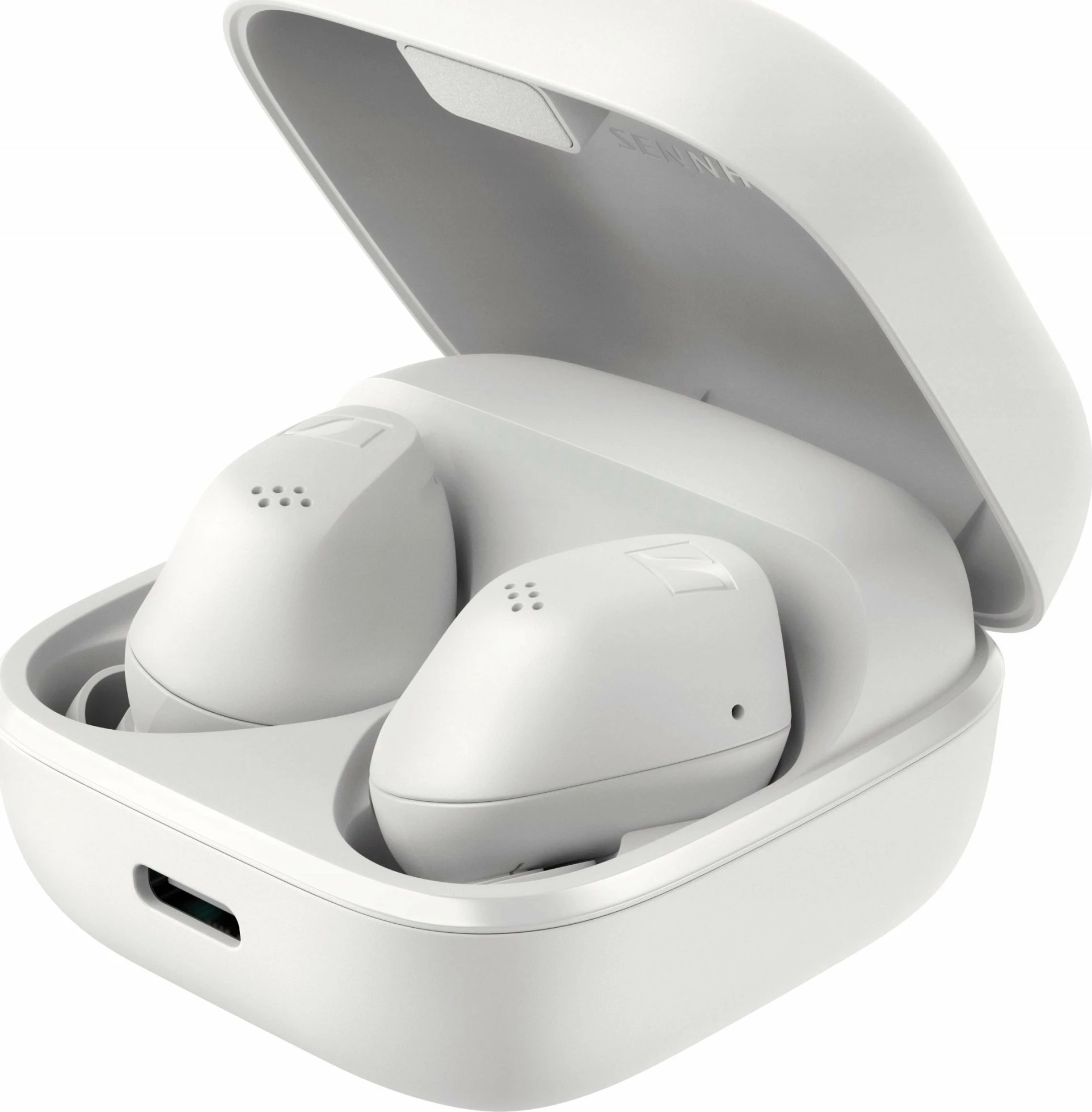 Kufje Sennheiser ACCENTUM True Wireless, Bluetooth 5.3, ANC hibrid, 28 h, të bardha