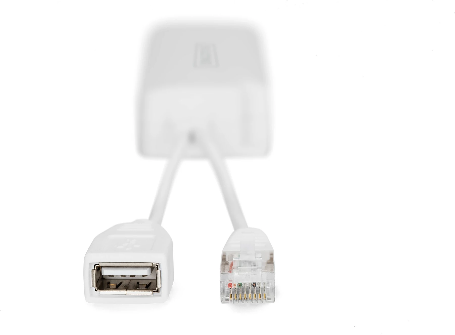 Splitter PoE USB-A Digitus, 5V, i bardhë