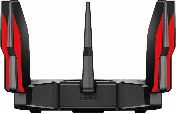 Router TP-LINK Archer C5400X AC5400, i zi me të kuqe