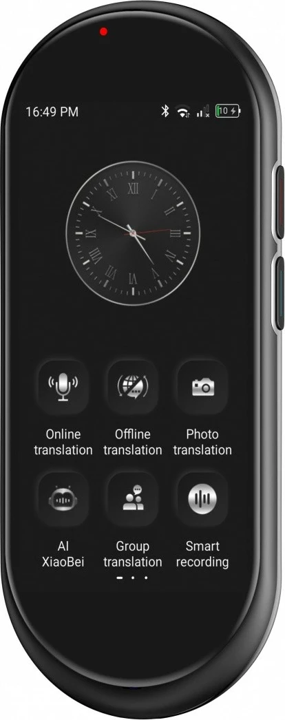 Përkthyes elektronik Maxcom mTalk MT100 4G, 1500 mAh, i zi