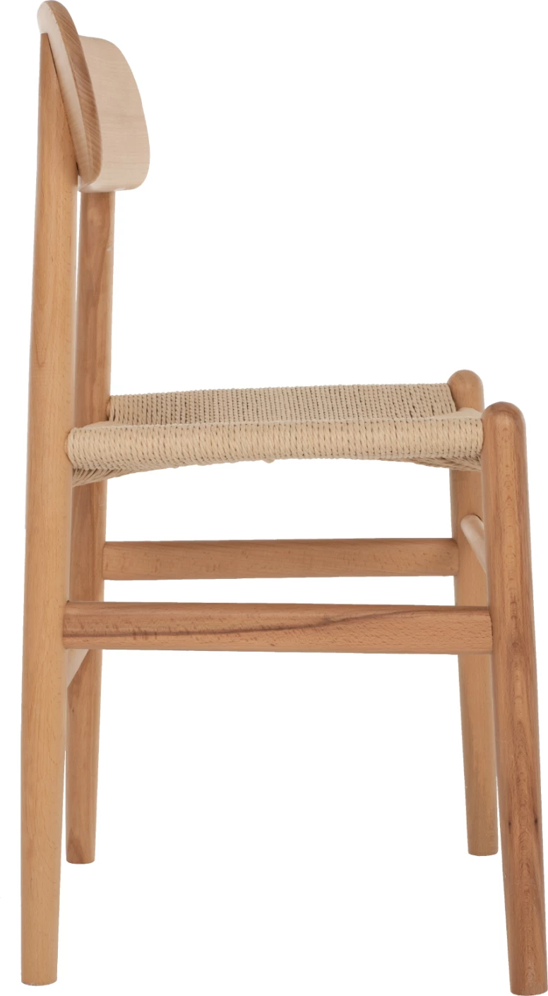 Karrige për ngrënie HELSINKI FH9492.01 dru ahu dhe litar ngjyrë natyrale 46.5x41x80H cm