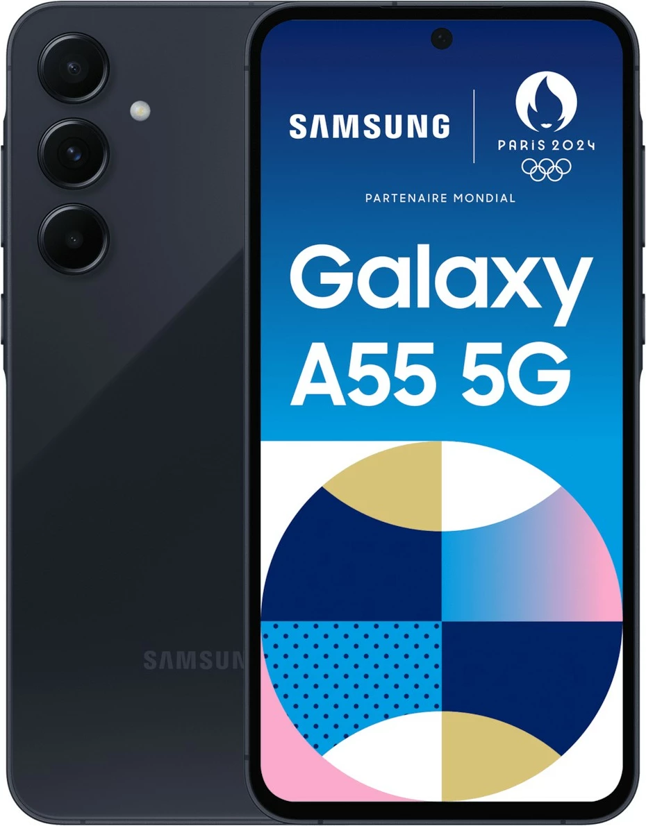 Celular Samsung Galaxy A55 5G, 128 GB, 50 MP, Awesome Navy