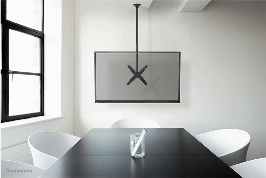 Mbajtës tavani Neomounts FPMA-C340BLACK për ekran 32-75", i zi