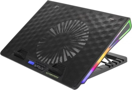 Ftohës për laptop Esperanza, EGC101,800 RPM, 17", i zi
