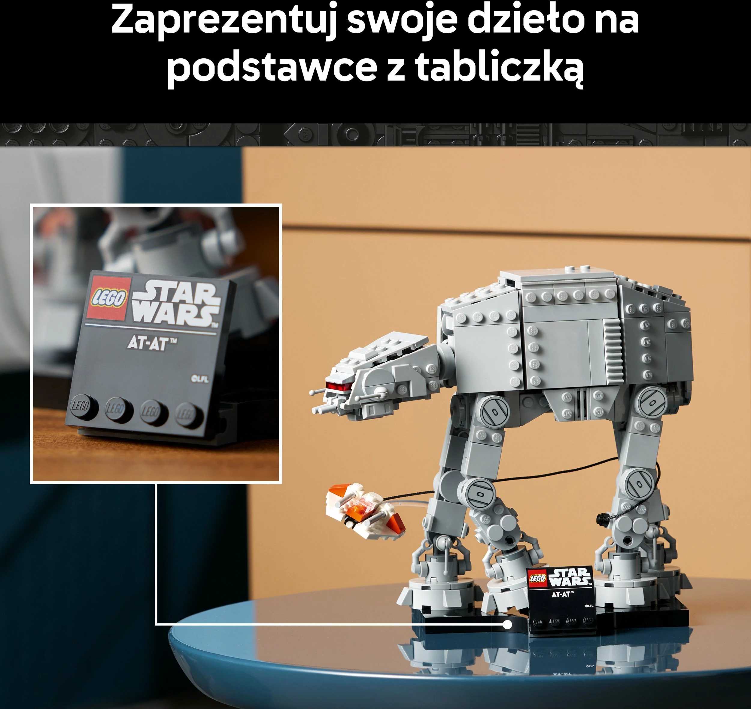 Set ndërtimi LEGO Star Wars AT-AT 75440, 525 copë, 18+, gri