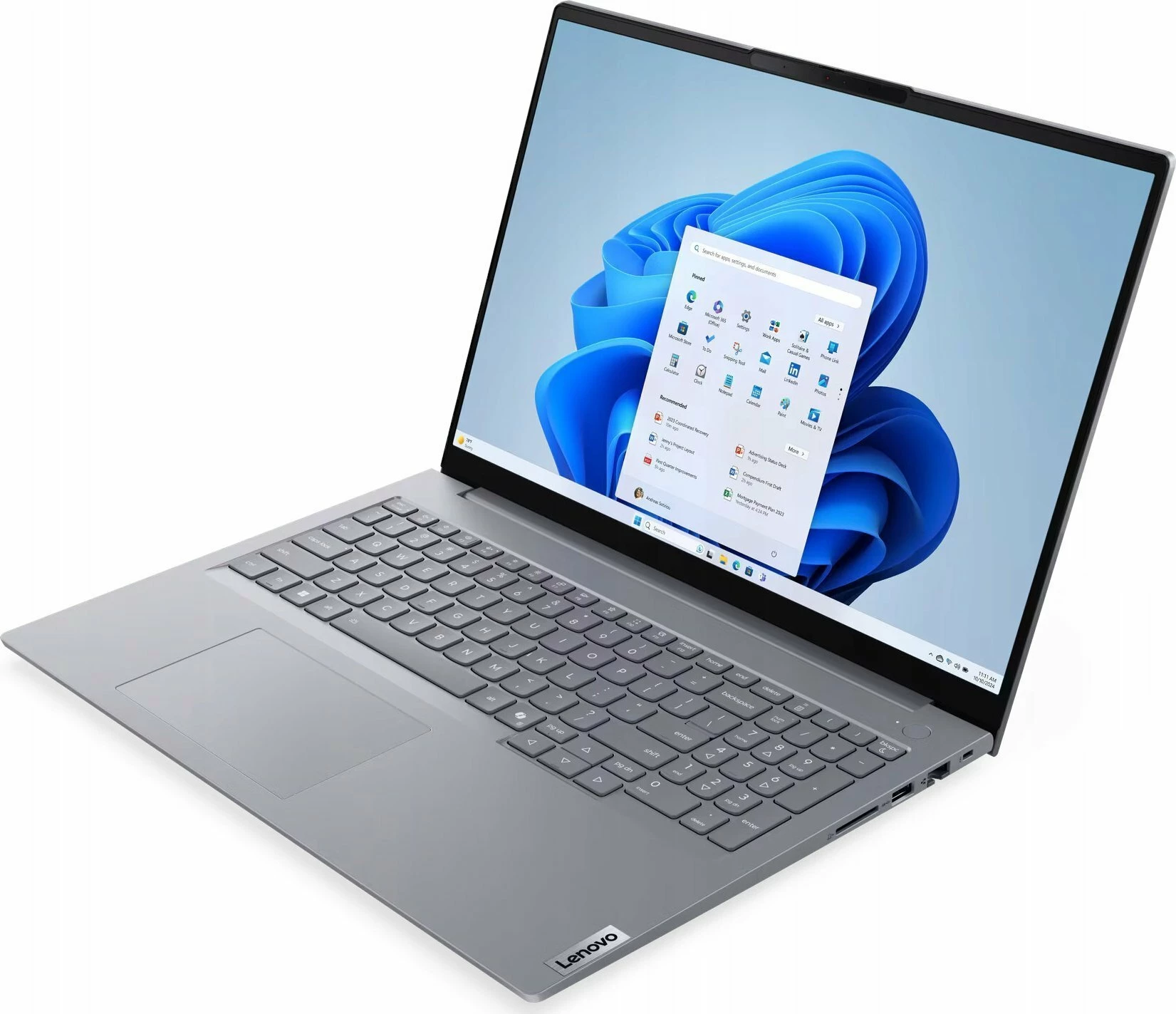 Laptop Lenovo ThinkBook 16 G8 IAL 21SK00JPPB, Intel Core Ultra 5 135H, 16GB RAM Memorje, 512GB M.2 PCIe SSD, Windows 11 Pro, gri
