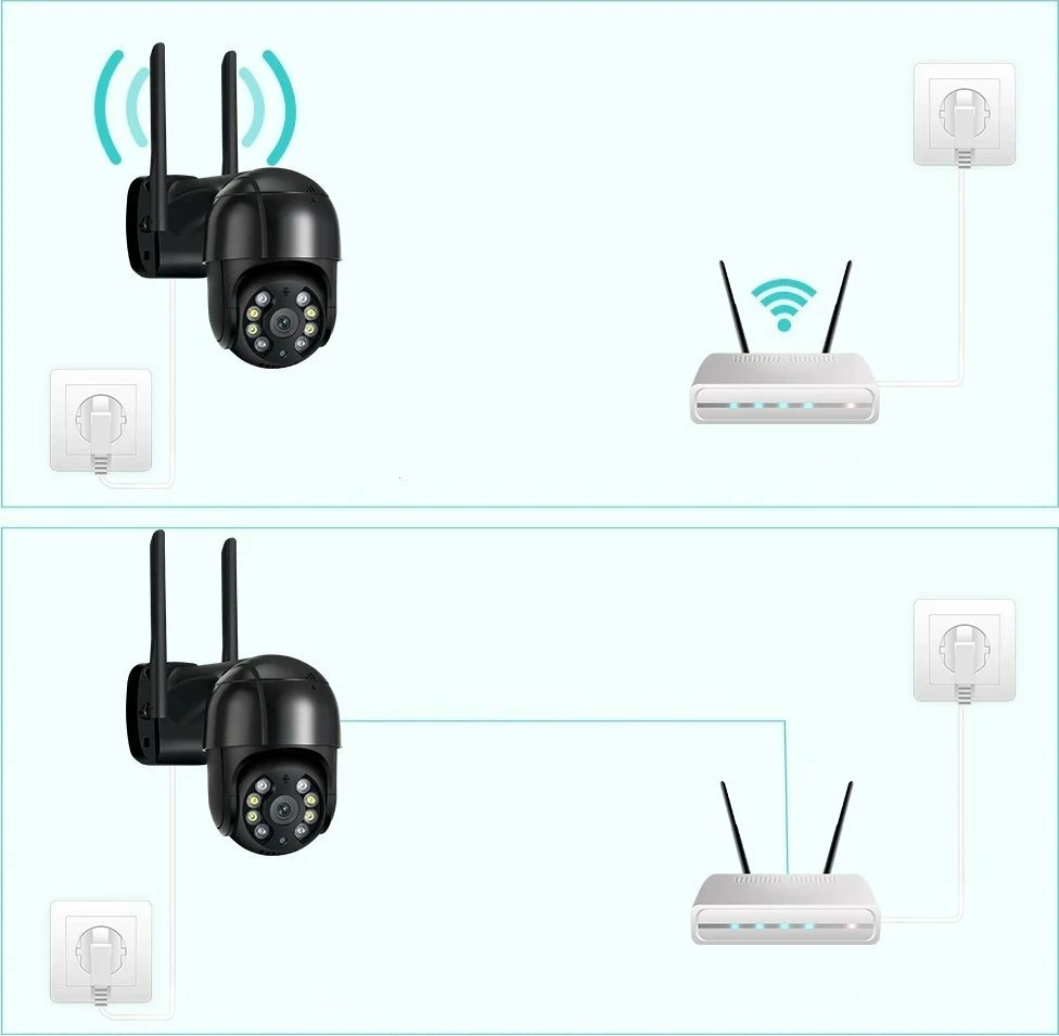 Kamerë IP Xiaomi CW400 2.5K Wi‑Fi IP66 rrotulluese 360° (EU), set me montim muri/tavani
