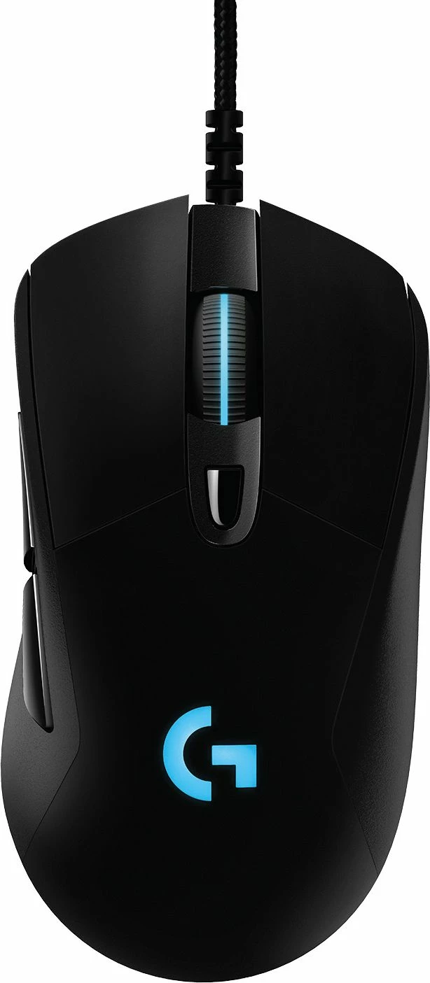 Maus Logitech G403 HERO 910-005632, 25600 DPI, RGB, USB i kablluar, i zi