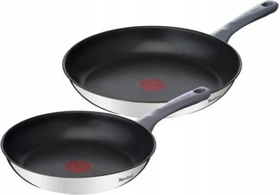Tiganë Tefal Daily Cook G7132S55, set 2 copë, 24/28 cm, Titanium