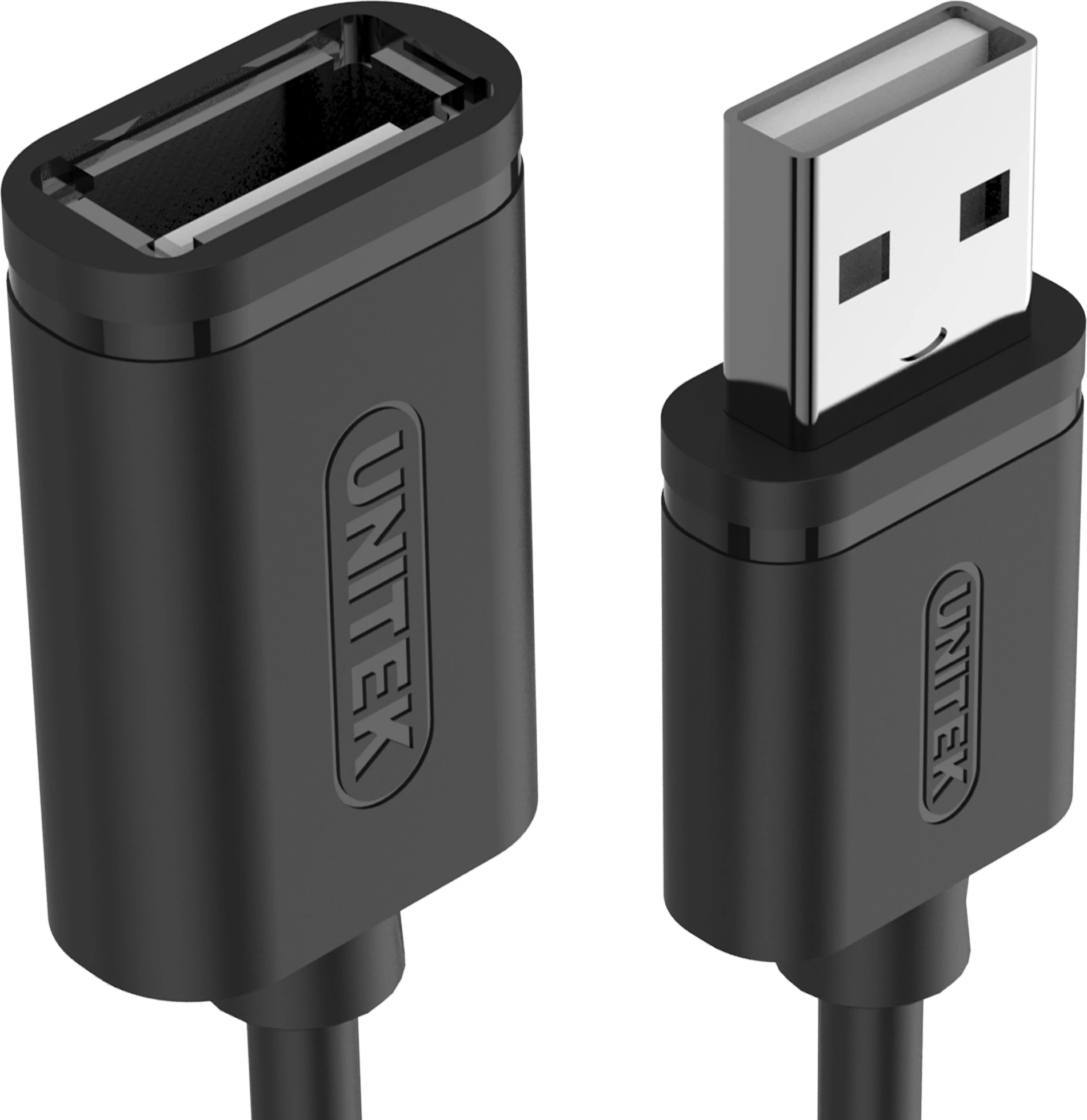 Kabllo USB-A - USB-A Unitek Y-C418GBK, 5 m, USB 2.0, e zezë