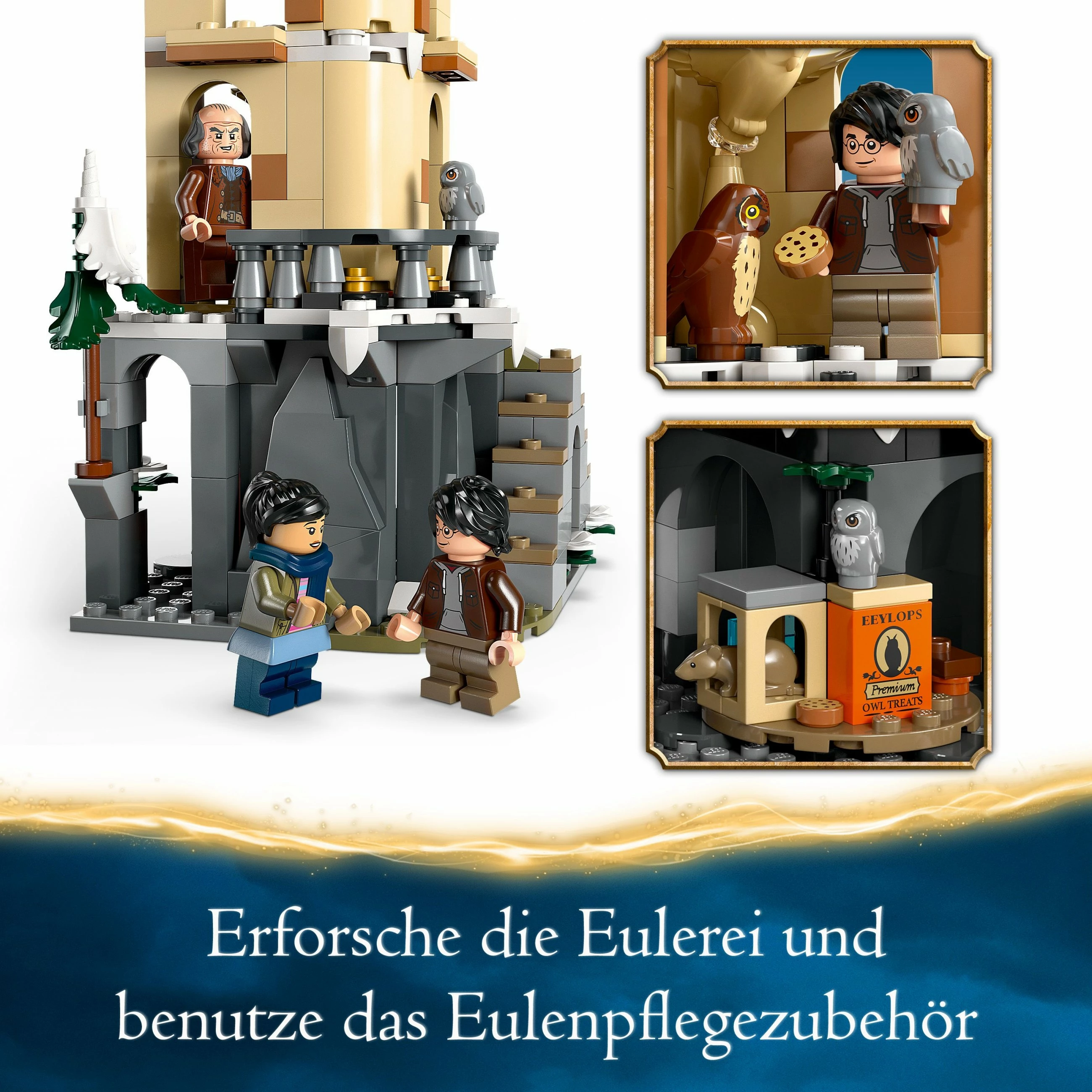 Set ndërtimi LEGO Harry Potter Hogwarts Castle Owlery 364 pjesë, multikolor