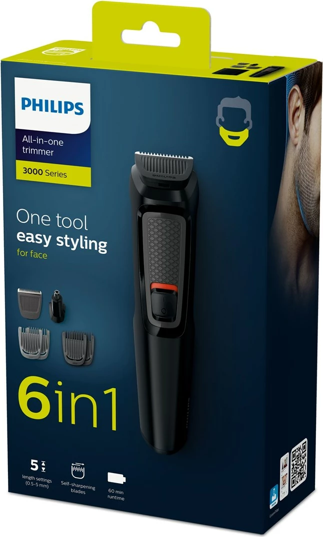 Makinë rroje Philips MULTIGROOM Series 3000 MG3710/15, E zezë