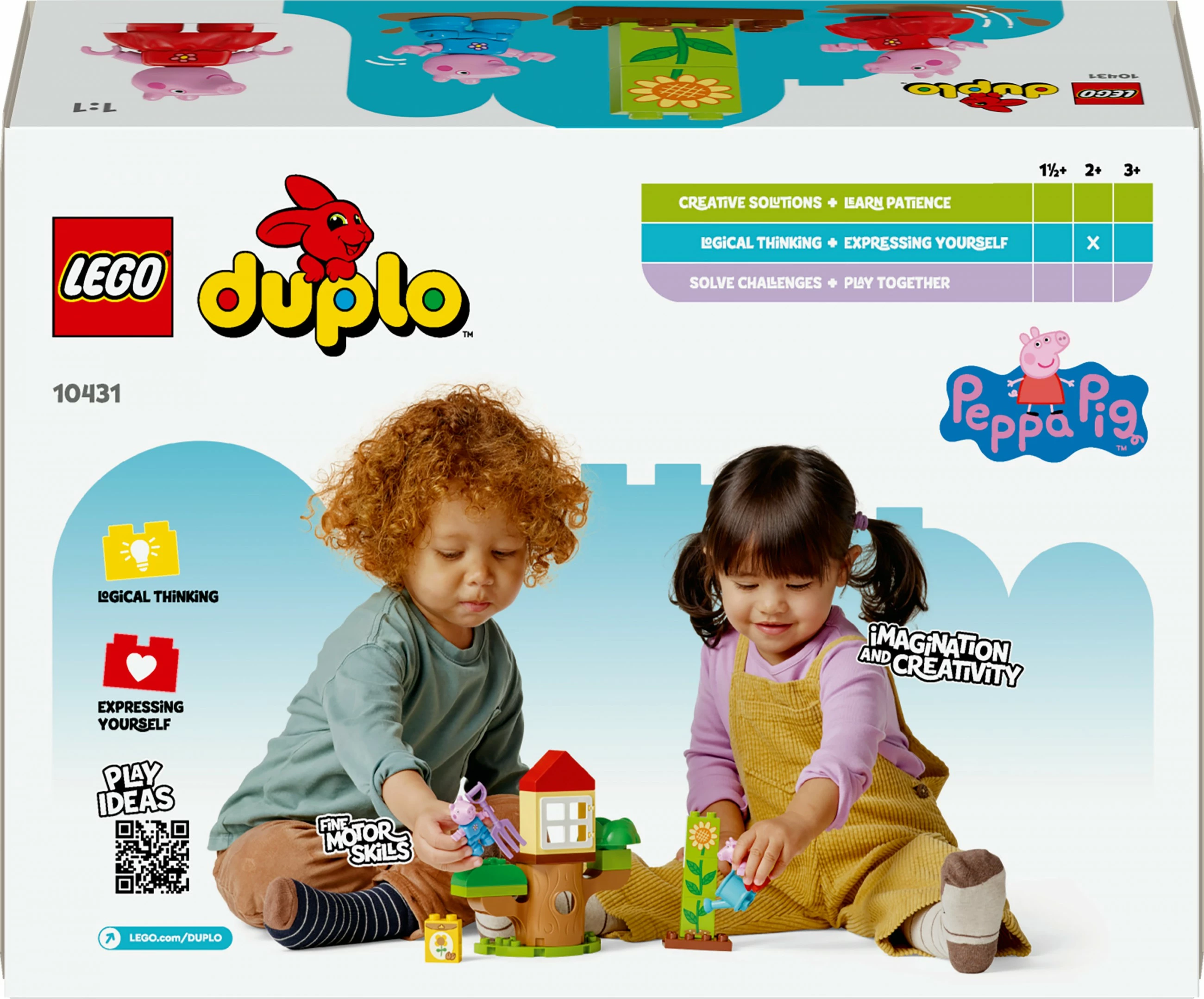 Set ndërtimi LEGO DUPLO Peppa Pig 10431, 20 pjesë, shumëngjyrësh