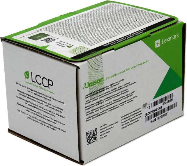 Toner, Lexmark, 24B7181, rendiment 9000 faqe, i zi