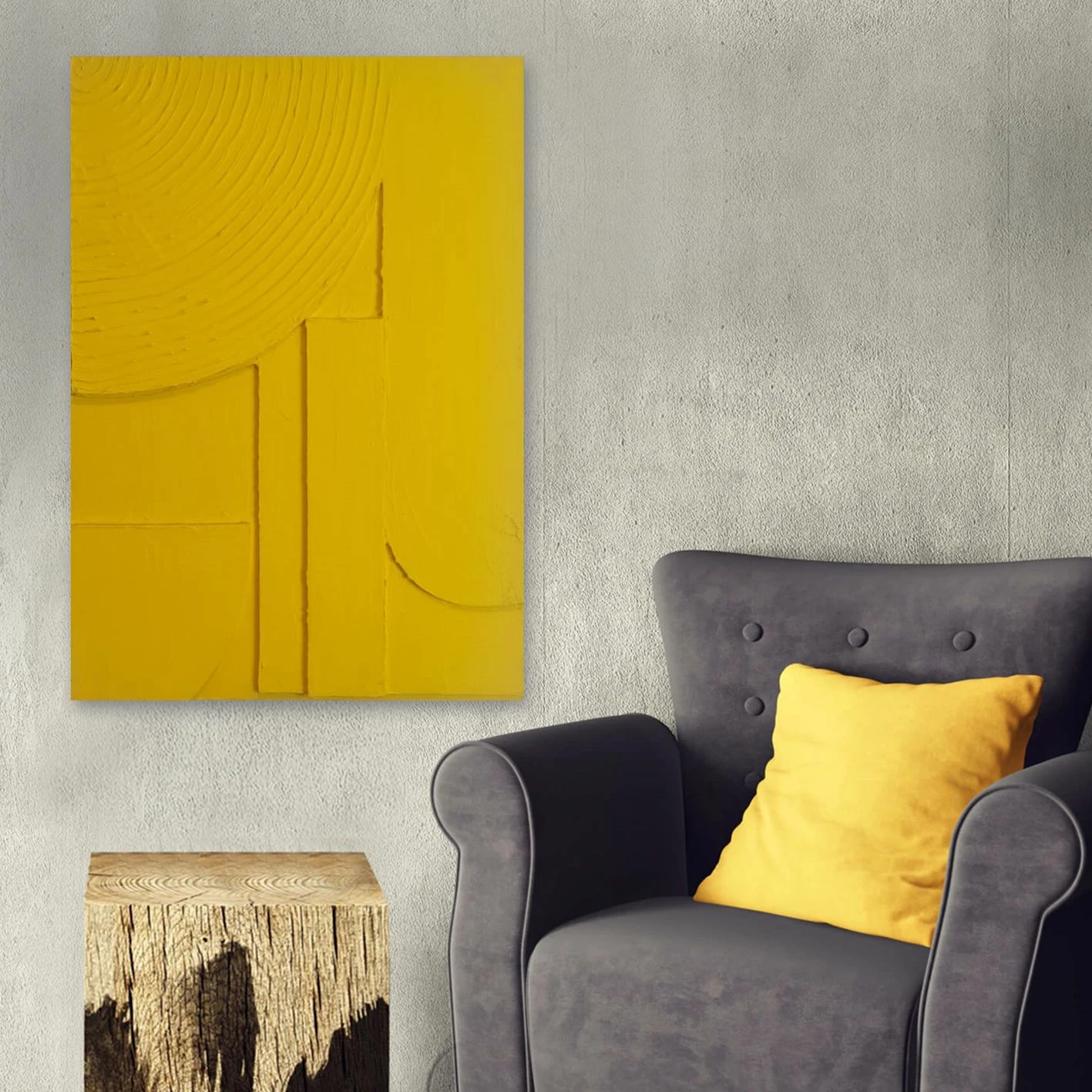 Pikturë dekorative me vaj, Wallity, RF99 - 70100, shumëngjyrëshe, 70x100cm