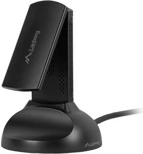 Adapter WiFi Lanberg NC-3000-WI, USB 3.0, AX3000, tri-bend, 2 antena të brendshme, i zi