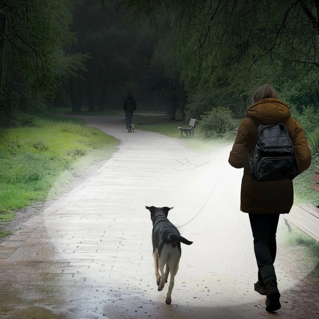 Elektrik dore LED, Hama, FL250 (228602), 250 lm, rreze 65 m, 4 modalitete me difuzer, argjendtë