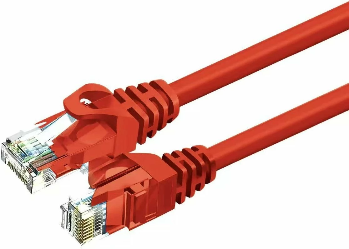 Kabllo rrjeti Ethernet ZOY Cat.6 UTP CCA 5m, e kuqe