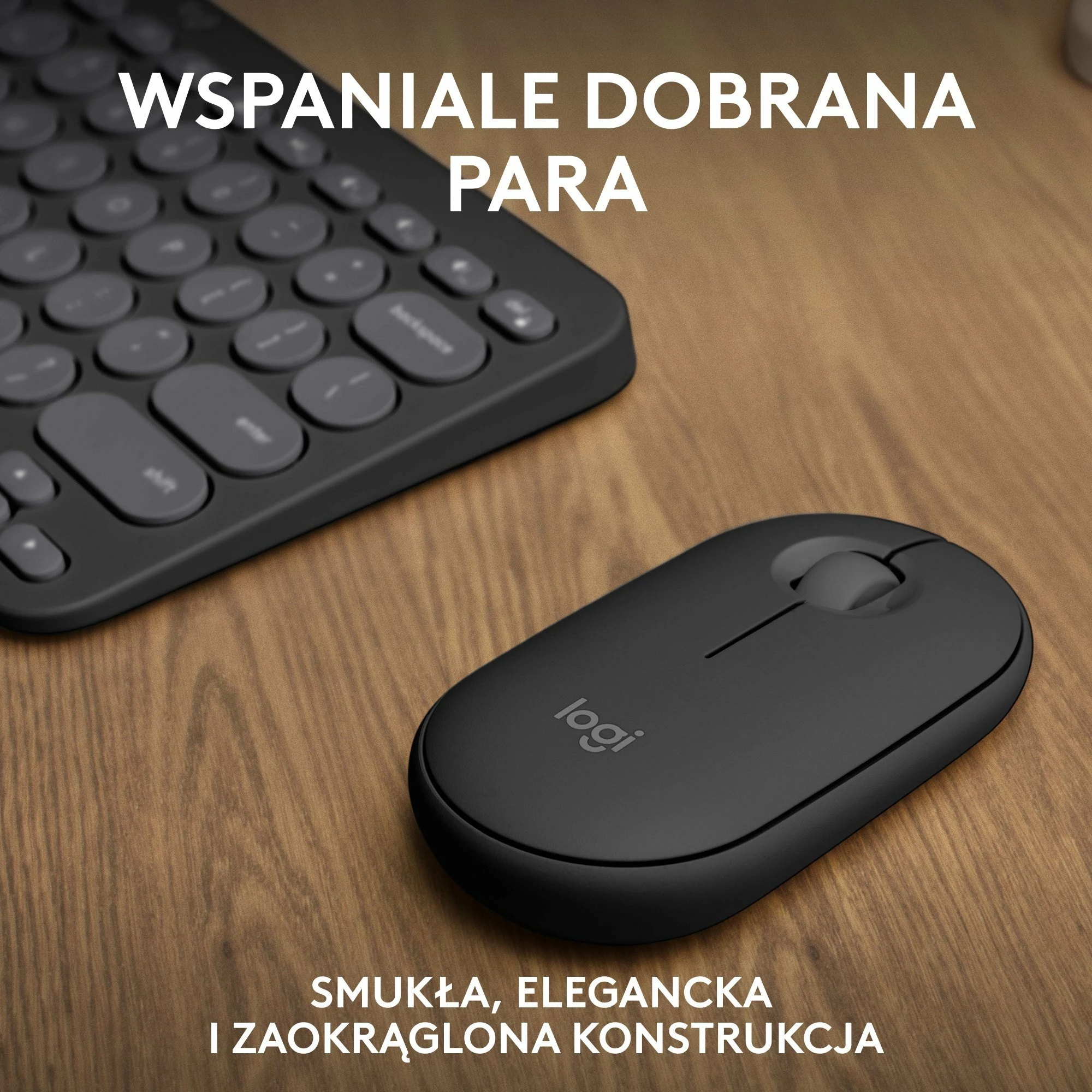 Set tastierë + maus Logitech Pebble 2 Combo 920-012239, e zezë