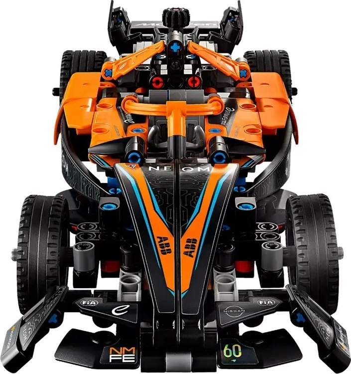 Set LEGO Technic 42169, NEOM McLaren Formula E, për fëmijë 9+, Portokalli