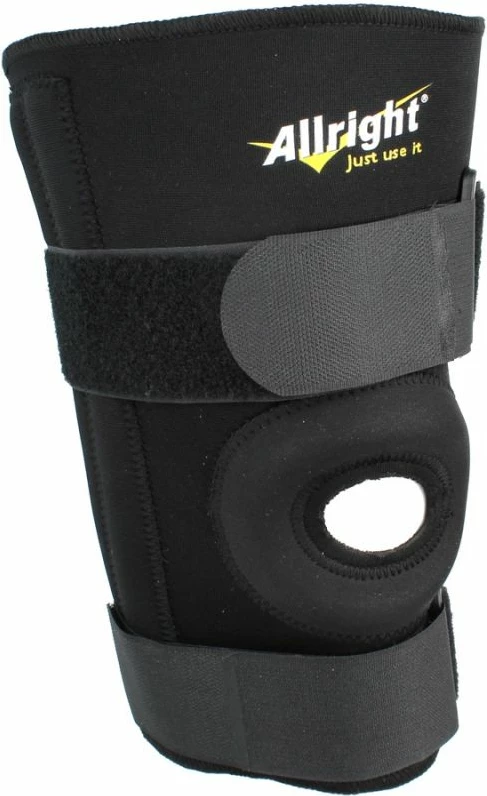Mbështetëse gjuri Allright, unisex, e zezë