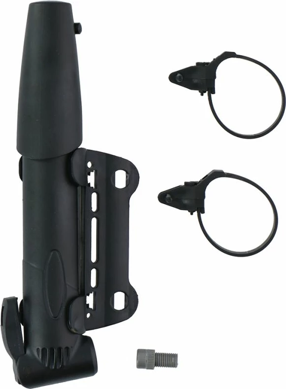 Pompë mini për biçikletë Dunlop, 8 bar, e zezë
