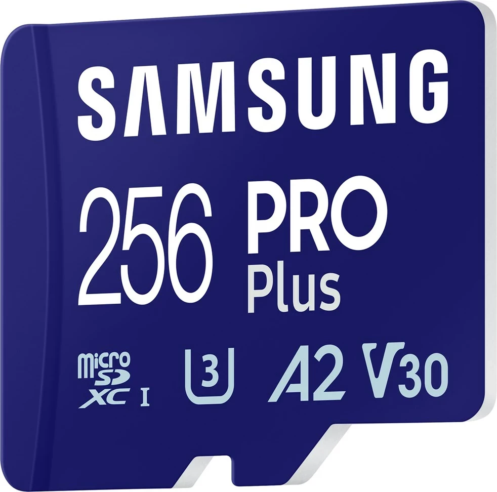 Kartelë memorie Samsung PRO Plus MB-MD256SA/EU, 256 GB, microSD, Blu