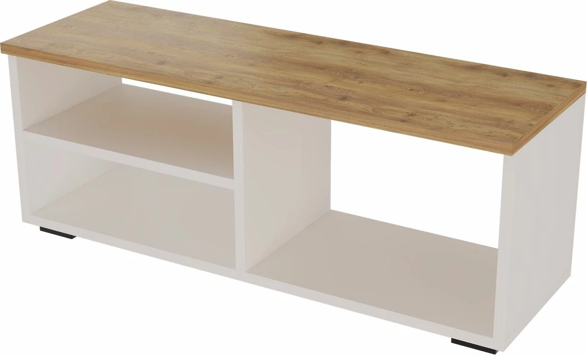 Komodë TV Hanah Home, Tiny, ngjyrë sonomo dhe e bardhë