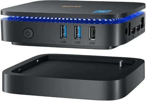 Kasë mini PC Blackview MP60 N150, 16 GB RAM, 1 TB SSD, Windows 11 Pro, e zezë