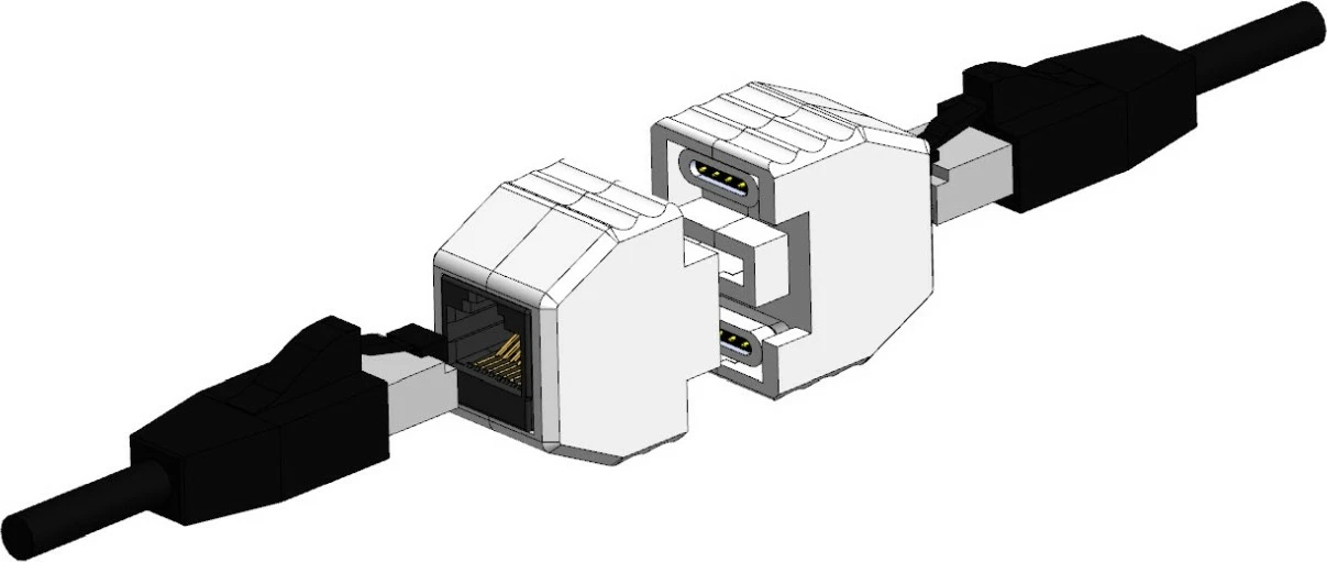 Mbështjellës magnetik ALLNET ALL-RJ45-MAGNET, RJ-45, i bardhë