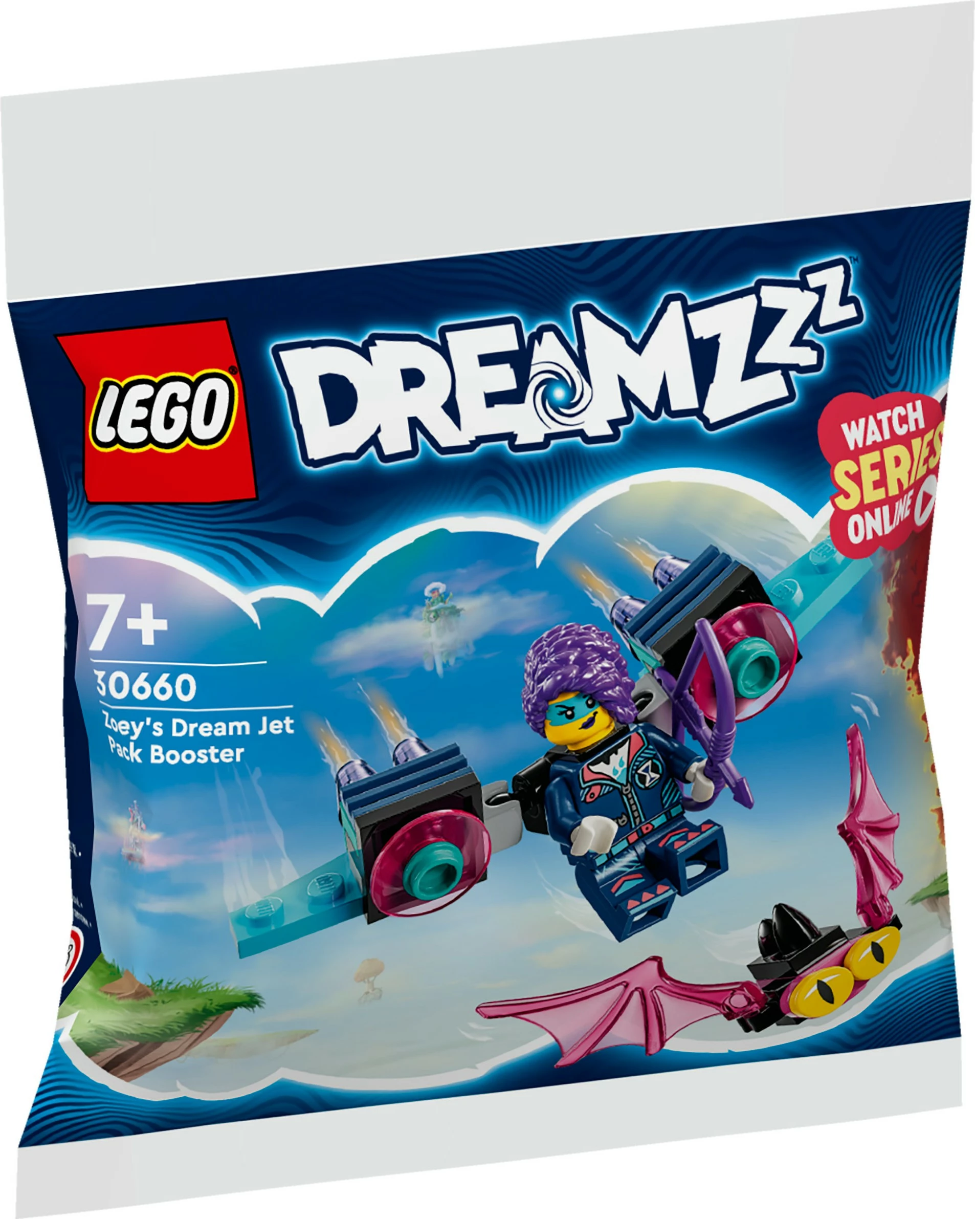 Set ndërtimi LEGO DREAMZzz 30660 Zoeys Traumraketenrucksack, 37 pjesë, multikolor