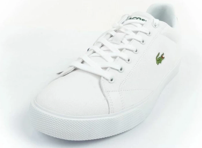 Këpucë për meshkuj Lacoste, të bardha